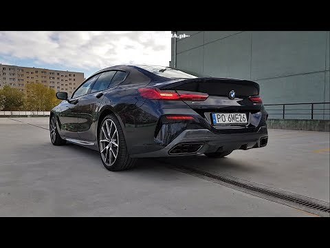 BMW M850i Gran Coupe 4.4 V8 sound, exhaust sound, start up sound, revs