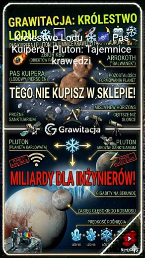 Królestwo Lodu ❄️🌌 Pas Kuipera i Pluton: Tajemnice krawędzi