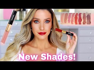NEW CHANEL 'LE ROUGE DUO ULTRA TENUE' LONG WEAR LIPSTICK SHADES!