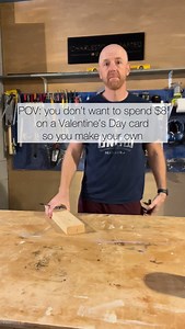 Don’t give boring Valentine’s Day cards this year- make them! These simple string art 2x4 Valentines are the perfect way to show how much you care by taking the time to make them! Comment “STRING” for my free tutorial! - #woodworking #diywoodwork #valentinesday #stringart #valentinescard | Self-Taught Woodworking