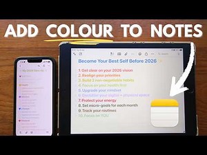 Hidden Apple Notes Trick ✨ COLOUR TEXT for iPhone + iPad
