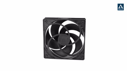 ARCTIC P12 PWM PST (5 Pack) - PC Fans, 120mm Case Fan, PWM Sharing Technology (PST), Pressure-optimised, Quiet Motor, Computer, 200–1800 RPM (0 RPM