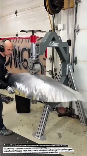 Extreme Metal Shaping! Heavy-Duty Bead Roller Flattens and Forms Steel With Precision.