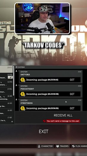 All the codes for Tarkov loot! #tarkov #streamer #escapefromtarkov #contentcreator #facebook