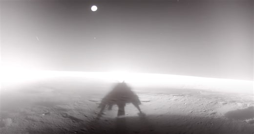 A U.S. spacecraft landed on the moon. You can watch the amazing footage.