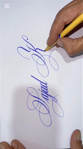 Easy Calligraphy Trick (Cut Marker) #callofduty #shorts #cutmarker #handwriting #lkcalligraphyartist