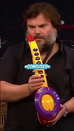 Jack Black's HILARIOUS Sax-A-Boom Masterclass! 🎷😂 #shorts