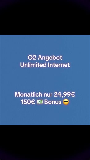 O2 Unbegrenzt Internet 🛜 #Germany #düsseldorf #internet #اعلان #trend