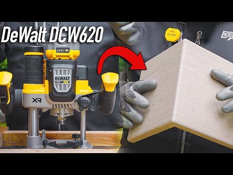 Making A Jig With DeWalt's Latest Plunge Router (DCW620) || Review & Tutorial