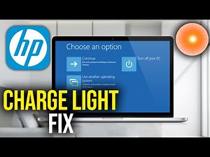 How To Fix HP Laptop Orange Charge Light Is Blinking