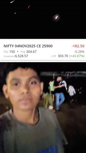 Hussain Aslam Shaikh on Instagram: "Took a loss in Nifty today—reminded again that discipline and learning matter more than any one trade. Every red candle adds wisdom for the next move. 📉 #NoShortcuts #Nifty #TradingJourney #MarketLessons #DisciplinePays #GrowthMindset #StockMarketIndia #LearnWithLosses"