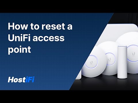 UniFi - How to factory reset an access point (Video replaced, link in description)