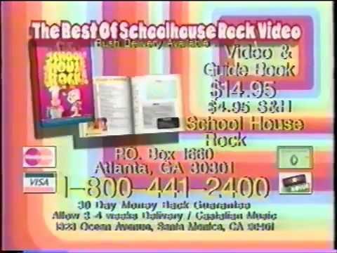 Best of Schoolhouse Rock VHS Tape Commercial TV Spot (2002)