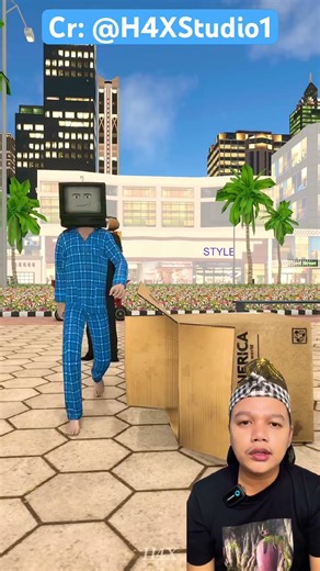 OM CCTV CAN'T TELEPORT⁉️ Cr: H@H4XStudio1