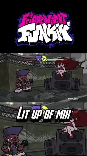 Friday Night Funkin' Lit Up (BF Mix) RixFx Style #fnf #fridaynightfunkin #fnfmods #viral #bitmegames