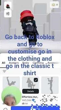 here's how to make ur own classic t shirt in Roblox