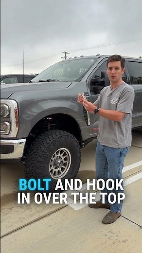Add Bumper Clearance without removing the bumper | S&B Super Duty Bumper Spacers