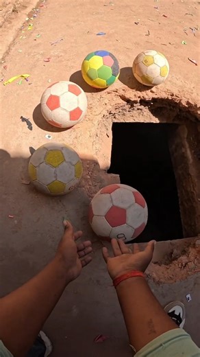 bahut sari new Parkur ⚽🥰 football gaddhe 💥😍mei fenk Di #ytshorts #football #parkour #running