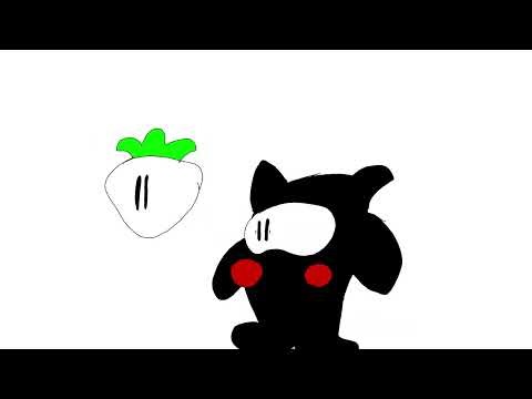 Super Mario bros 2 animation: Toad trows a vegetable at ninji