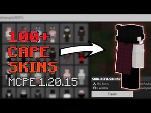 100+ Capes Skin Pack for MCPE 1.20+ | Working on Servers | Mobile & PC