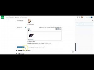 How to Upload a Profile Picture in Moodle 4.0