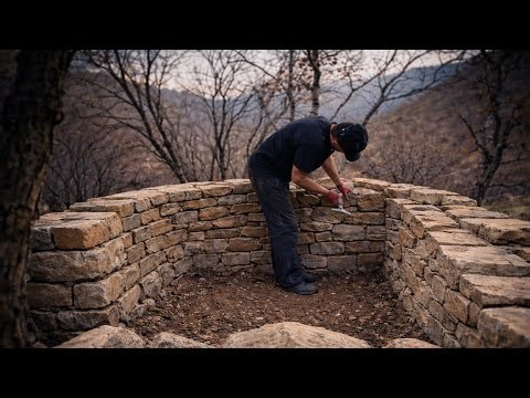 Stone Cabin Build Begins | Traditional Dry Stone Walling (Part 1)
