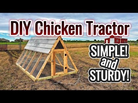 SUPER Budget Friendly Chicken Tractor!