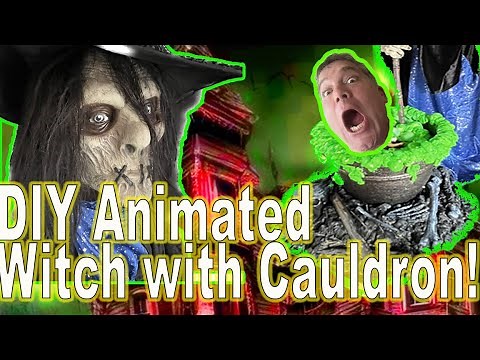 Animated Witch & Cauldron DIY Tutorial