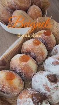Soft Donut Recipe | Italian Bomboloni 🇮🇹 #bomboloni #donuts #donuts #viral #cooking