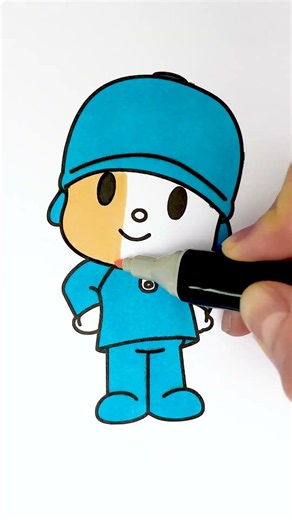 🌈 Help Pocoyo Discover His Missing Colors!