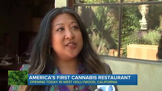 A glimpse inside LA's 1st cannabis cafe
