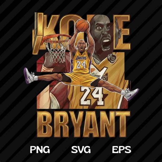 Kobe Bryant Basketball Player SVG PNG Design, Basketball DTF Transfer, Basketball Lover Png, Basketball Comic Graphic Tee Sublimation - Etsy
