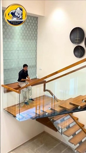 Step into elegance- Beautiful staircase paired with charming bay window