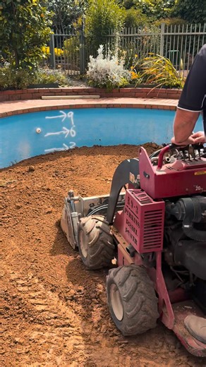 Spent the day with Alpine Mini Earthworks filling in a old concrete pool 🪏 | Dave Sampson Pools & Maintenance