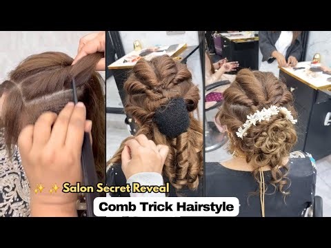 Twist Comb Hack Hairstyle | Full Hair Line Variation Low Messy Bun Tutorial