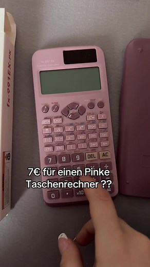Pinker Taschenrechner für 7 Euro im TikTok Shop
