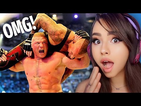 Girl Watches WWE Stiffest Moments REACTION!!!
