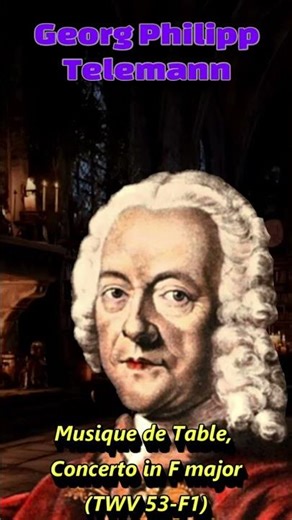 Georg Philipp Telemann - Musique de Table, Concerto in F major (TWV 53-F1)