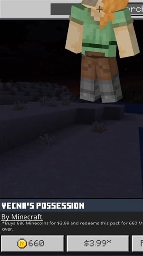 Minecraft emote vecna's possession #minecraft