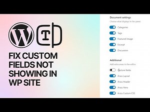 How to Enable & Fix Custom Fields Not Showing in WordPress with this Step-by-Step Tutorial! 🚀🔥