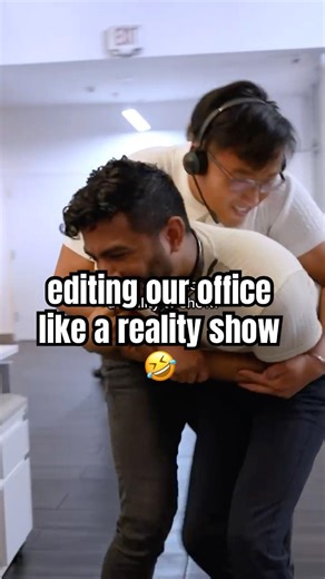 Editing our office like a reality show 🤣🤣 #realestateinvesting #salestraining #newarknj