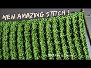 486 🌼 Crochet Amazing Stitch Made Simple 💕Beginner Friendly