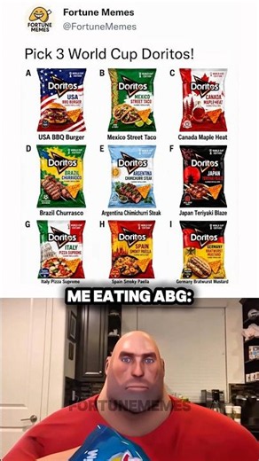 Pick 3 World Cup Doritos! 🏟️ #trollface
