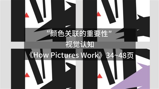 ″颜色关联的重要性″ 视觉认知领域的神书《How Pictures Work》34~48页