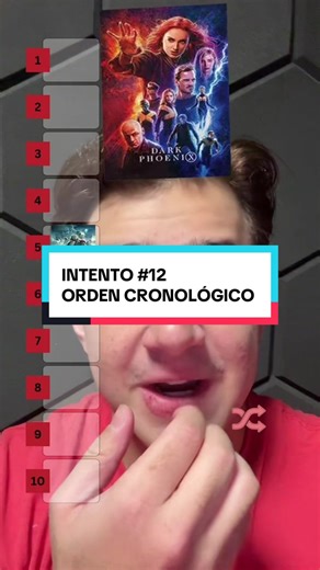 Orden Cronológico de Películas Marvel: Intento 12