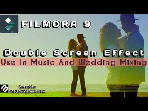 FILMORA 9 | Double Screen Mixing Effect | How to Overlay Video Effect | Filmora Tutorial