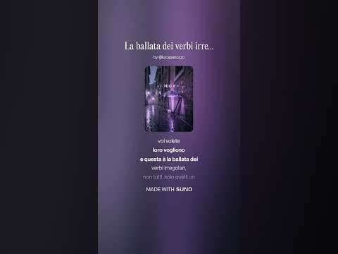 La ballata dei verbi irregolari (NightSkinny)