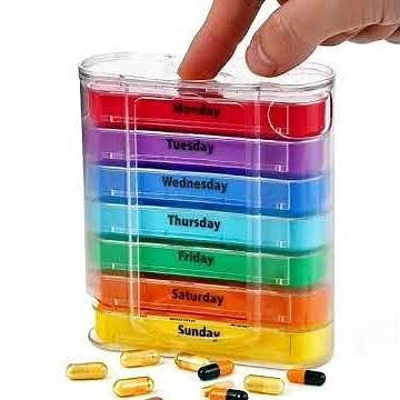 Weekly 7 Day Pill Box Tablet Organiser Medicine Storage Dispenser #organiser