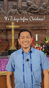 7K views · 345 reactions | It's 3 days before Christmas! ✨ Hear greetings from Ptr. Joey, our Vesper Worship Service pastor.  #LoveServiceandMission #CUMC126th #OneCentralFam #CentralUMCManila | Central United Methodist Church | Facebook