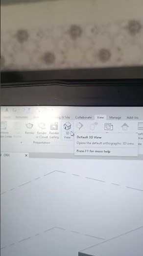 how to view 3D in revit